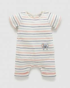 Deals 🛒 Purebaby Snorkling Growsuit - Babies Easy Stripe ⭐