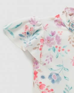 Best deal 👍 Purebaby Printed SS Rashie Flutter Set - Babies-Kids Full Bloom Print 🎉 -Baby Online store http3A2F2Fstatic.theiconic.com .au2Fp2Fpurebaby 9994 0786331 3