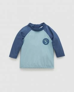 Best Pirce 🛒 Purebaby Printed LS Rashie Top - Babies-Kids Pond 🔥