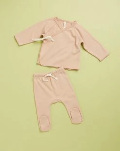 New 🥰 Quincy Mae Wrap Top & Pants Set - Babies Petal 🎁