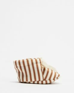 Best Sale 💯 Quincy Mae Booties - Babies Walnut Stripe 🥰