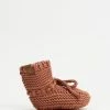 Deals 🥰 Quincy Mae Knit Booties - Babies Clay 🌟