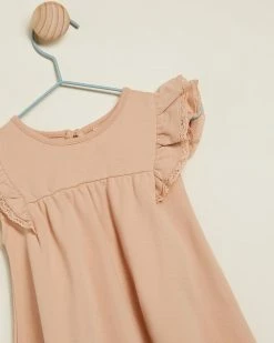 Brand new 🎉 Quincy Mae Short Sleeve Flutter 👗 Dress - Babies-Kids Petal 👍 -Baby Online store http3A2F2Fstatic.theiconic.com .au2Fp2Fquincy mae 0214 7692041 3