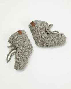 Deals ⭐ Quincy Mae Knit Booties - Babies Basil 🔥