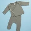 Buy 👏 Quincy Mae Wrap Top & Pants Set - Babies Basil 😉