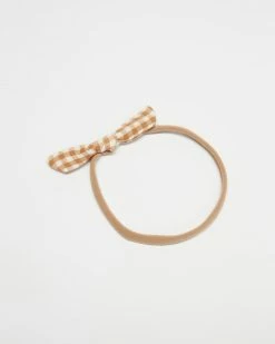 Hot Sale 🥰 Quincy Mae Little Knot Headband - Babies Honey & Ivory 🤩