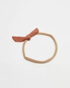 Best Sale ⭐ Quincy Mae Little Knot Headband - Babies Clay 🥰
