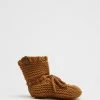 Brand new 😉 Quincy Mae Knit Booties - Babies Walnut 🎁