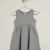 Cheapest 🌟 Quincy Mae Ribbed Tank 👗 Dress - Babies-Kids Dusty Blue 🔥