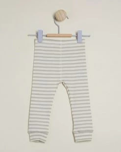 Deals 😍 Quincy Mae Ribbed Leggings - Babies-Kids Ash Stripe 🔥