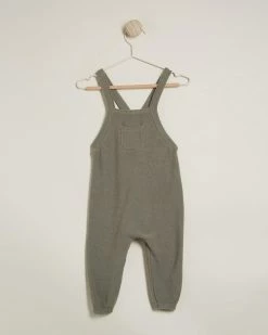Hot Sale 👍 Quincy Mae Knit Overalls - Babies Basil 😍