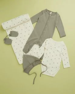 Best Pirce 😍 Quincy Mae Essentials Set - Babies Basil & Ivory 😉