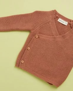 New 🧨 Quincy Mae Knit Wrap Top & Pants Set - Babies Clay 💯 -Baby Online store http3A2F2Fstatic.theiconic.com .au2Fp2Fquincy mae 9919 5303041 4