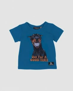 Buy 🌟 Rock Your Baby Out For A Good Time T-Shirt - Babies Blue 🧨