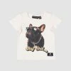Discount ⌛ Rock Your Baby Stay Chill Frenchie T-Shirt - Babies Cream ❤️