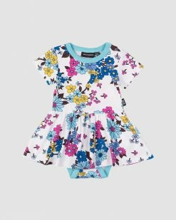 New 😉 Rock Your Baby Winifred Waisted 👗 Dress - Babies Floral 🔥