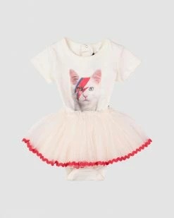 New 💯 Rock Your Baby Meowie Baby Circus 👗 Dress - Babies Cream 🔥