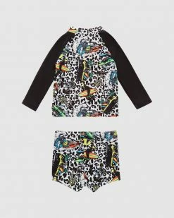 Buy ⭐ Rock Your Baby Surf's Up Rashie Set - Babies Multi 😀 -Baby Online store http3A2F2Fstatic.theiconic.com .au2Fp2Frock your baby 0930 6742431 2