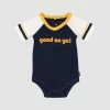 Best Pirce 🧨 Rock Your Baby Good On Ya Bodysuit - Babies Navy & Cream 😀