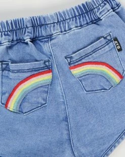 Best Sale ❤️ Rock Your Baby Rainbow Shorts - Babies Chambray 💯 -Baby Online store http3A2F2Fstatic.theiconic.com .au2Fp2Frock your baby 3272 2292431 3