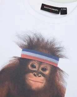 Hot Sale 🎁 Rock Your Baby Born To Run T-Shirt - Babies White ⭐ -Baby Online store http3A2F2Fstatic.theiconic.com .au2Fp2Frock your baby 3429 2192431 3