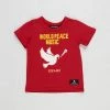 Cheap ❤️ Rock Your Baby Word Peach Music Tee - Babies Red 🤩