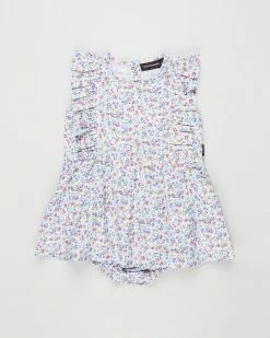 Coupon 😍 Rock Your Baby Ditsy Floral 👗 Dress - Babies Purple Floral ✨