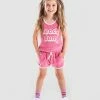 Flash Sale ✨ Rock Your Kid Beach Bum Singlet - Kids Pink 🔥