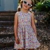 Wholesale 🌟 Rock Your Kid Blue Garden Floral 👗 Dress - Kids-Teens 🔥