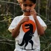 New ❤️ Rock Your Kid Sun Peace Dino T-Shirt - Kids Cream 🥰