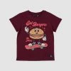 Discount 🎁 Rock Your Kid Eat Burgers T-Shirt - Kids Plum 👍