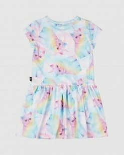 Promo 😉 Rock Your Kid Cosmic Kitten Drop Waist 👗 Dress - Kids-Teens Multi 🎁 -Baby Online store http3A2F2Fstatic.theiconic.com .au2Fp2Frock your kid 0843 1252431 3