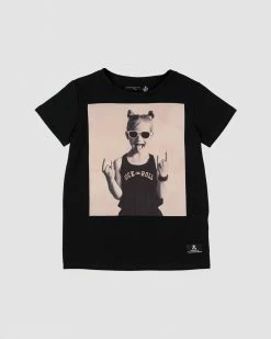 New ❤️ Rock Your Kid Rock N Roll T-Shirt - Kids Black ⌛