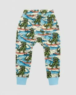 Outlet 🤩 Rock Your Kid Dino Wave Track Pants - Kids Multi 🛒