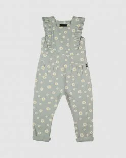 Outlet ✔️ Rock Your Kid Daisy Jumpsuit - Kids Green 🛒