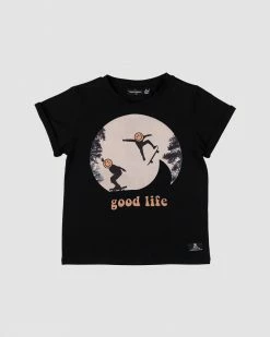 New 🧨 Rock Your Kid Good Life T-Shirt - Kids Black ❤️