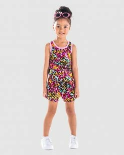Top 10 🎁 Rock Your Kid Miami Leopard Racerback Singlet - Kids-Teens Multi 🔔