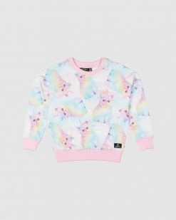 Outlet 🧨 Rock Your Kid Cosmic Kitten Sweatshirt - Kids Multi 🥰