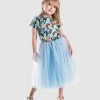 Brand new 👏 Rock Your Kid Blue Butterflies Flounce 👗 Dress - Kids Multi 🛒