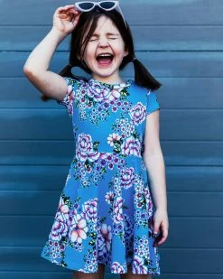 New ⌛ Rock Your Kid Blue Floral Waisted 👗 Dress - Kids ✔️ -Baby Online store http3A2F2Fstatic.theiconic.com .au2Fp2Frock your kid 1012 4152431 4