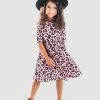 Best Pirce 😉 Rock Your Kid Leopard Faye 👗 Dress - Kids Pink & Multi 🛒