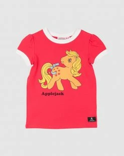 Top 10 🔔 Rock Your Kid Applejack T-Shirt - Kids Red 🌟