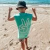 Best reviews of 🤩 Sand N Salt Born Rad Muscle Tank Aqua 🎁