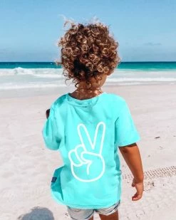 Wholesale 🥰 Sand N Salt Born Rad Basic Tee Aqua 😍