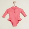 Brand new ✔️ Seafolly Essentials Long Sleeve Paddlesuit - Babies Melon 😉