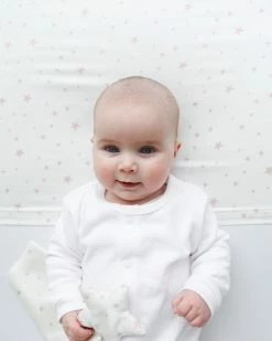 Buy 🧨 Silky Tots Silk Cot Sleeve Pink Stars 🛒