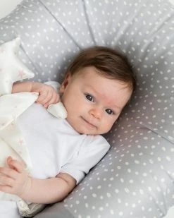 Promo 💯 Silky Tots Silk Bed Nest/Bassinet Sheet Grey Sprinkles 🔥