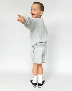 Cheapest 🔥 Sonnie Tama Crewneck & Earl Sweat Shorts Set Grey Marle 🥰 -Baby Online store http3A2F2Fstatic.theiconic.com .au2Fp2Fsonnie 3887 2863841 4