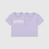 Best Sale 🔔 Sonnie Bobby Tee & Varsity Tee 2-Pack Purple 😀