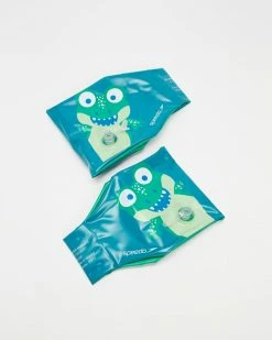 Outlet ✔️ Speedo Sea Squad Armbands GREEN / BLUE ⭐